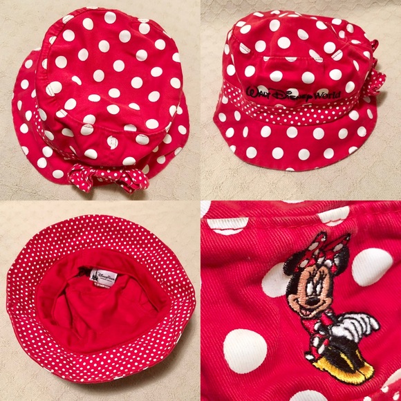 Minnie Mouse lot toddler bucket hat bank and necklace - Picture 2 of 9
